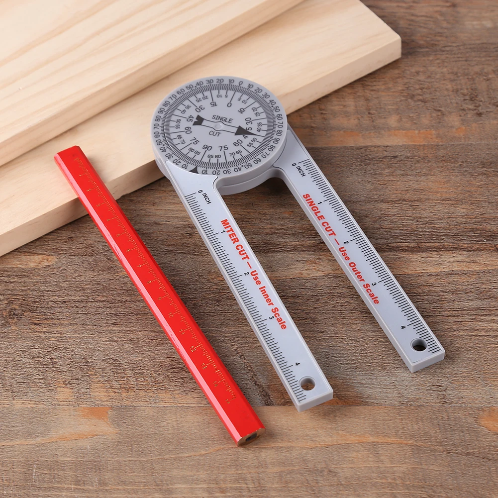 

High Precision Protractor Professional Angle Measuring Gauge Tool 360-Degree Ruler Goniometer for Data Recording