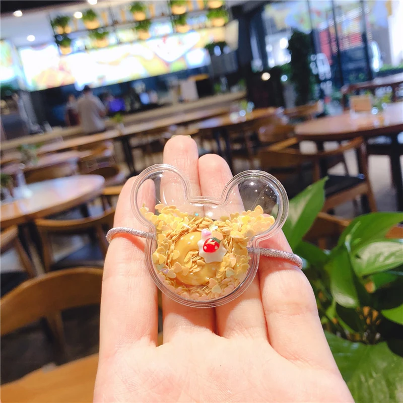 Детские аксессуары для волос 2 шт./компл. прозрачные ободки Мультяшные зажимы