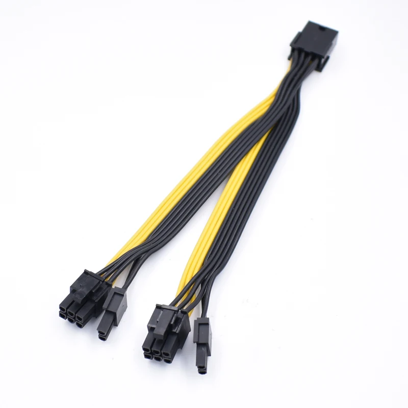 10 шт./лот 18AWG PCI Express графическая видеокарта GPU 8 контактный разъем Dual 8Pin (6 + 2) Pin типа