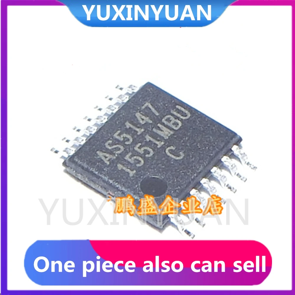 Магнитный кодировщик AS5047P AS5047 AS5047P-ATSM AS5147 TSSOP14 SMD IC магнитный радиальный 6x2 мм 6x3 в