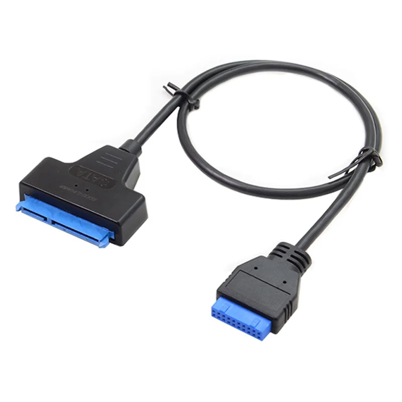22Pin SATA 2 5 дюймов SSD HDD к USB 3 0 кабель 19Pin 20Pin материнская плата заголовок|Аксессуары