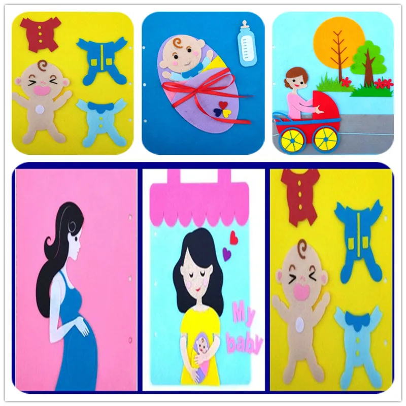 Наборы для рукоделия детей Тихая книга беременных DIY материал упаковка