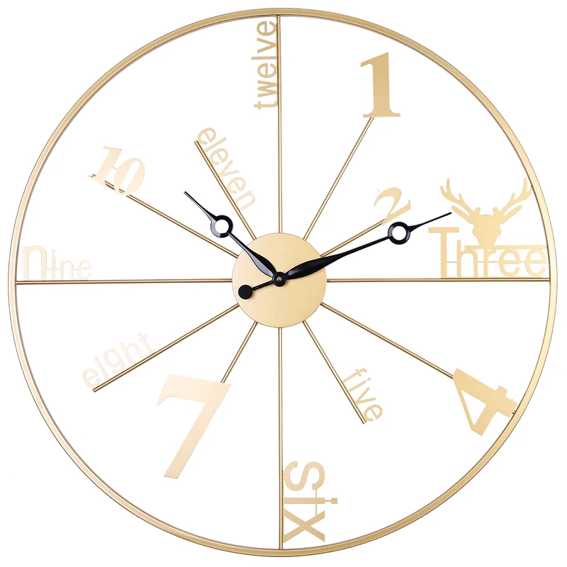 

Nordic luxury modern wall clock minimalist Creativity wall clock room decoration accessories reloj de pared home decor BC50GJ