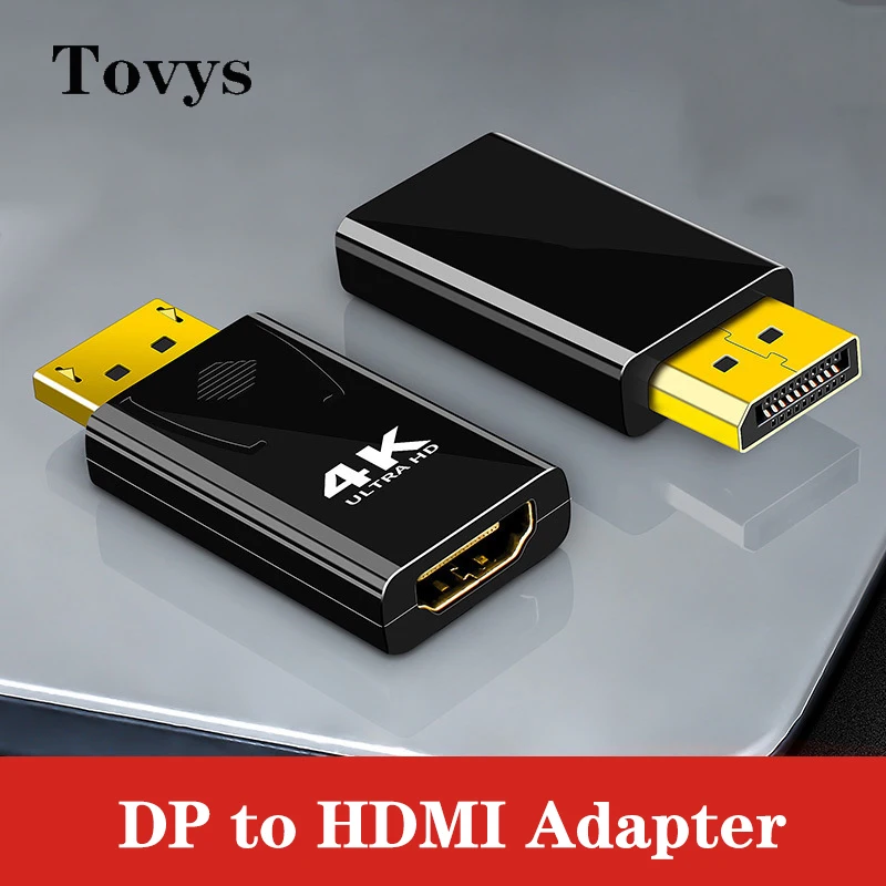 

HD 4K/2160P DP to HDMI-compatible Adapter DisplayPort Male To HDMI Female Video Audio Converter For HDTV PC Projector Monitor