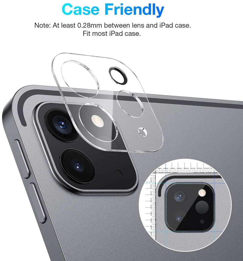 Защитное стекло для объектива камеры 3 шт. чехол планшета Apple IPad Pro 11 12 9 дюйма 2021 2020