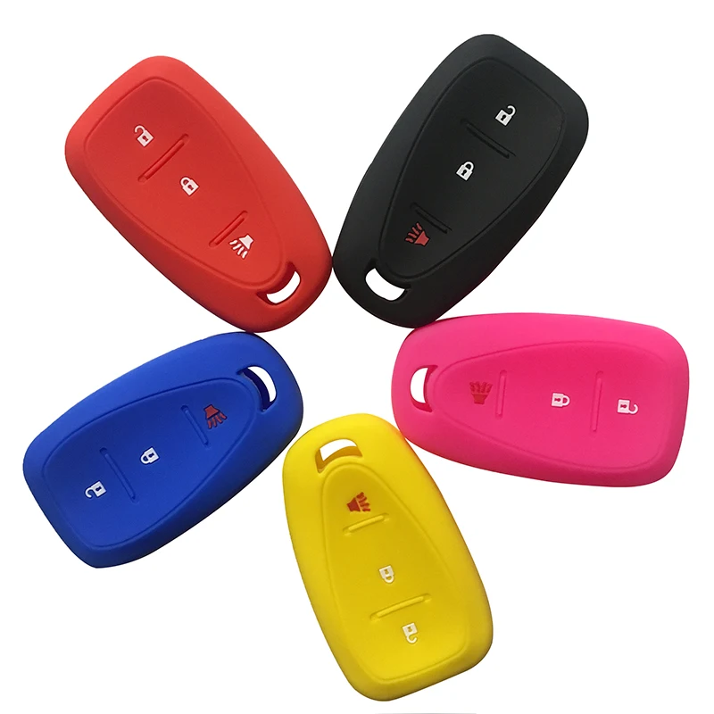 Силиконовый чехол для автомобильного ключа аксессуары Chevrolet Cruze 2011 Spark Chevy Malibu Camaro