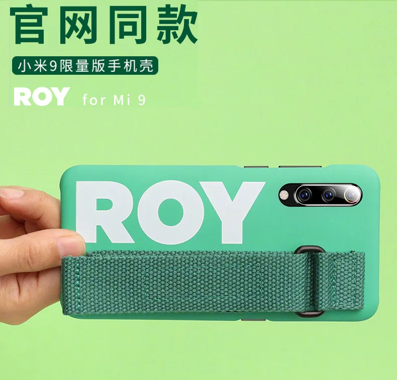 Официальный жесткий чехол из поликарбоната для xiaomi redmi note 8 pro ремешок на запястье