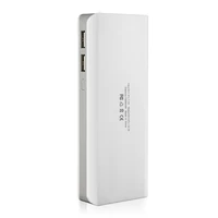 13000mah power bank shell external batteries portable mobile phone backup bank with double usb interface charger portable power