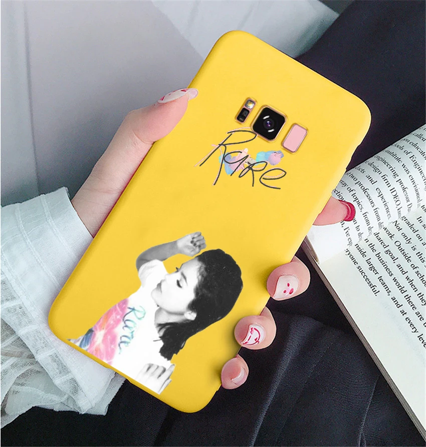 Редкий цветной Мягкий силиконовый чехол для телефона Selena Gomez Samsung s8 s8plus s9 s9plus s10 s10e