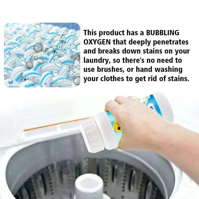 1 шт. стиральный порошок мощное обесцвечивание цветной отбеливающий одежда для
