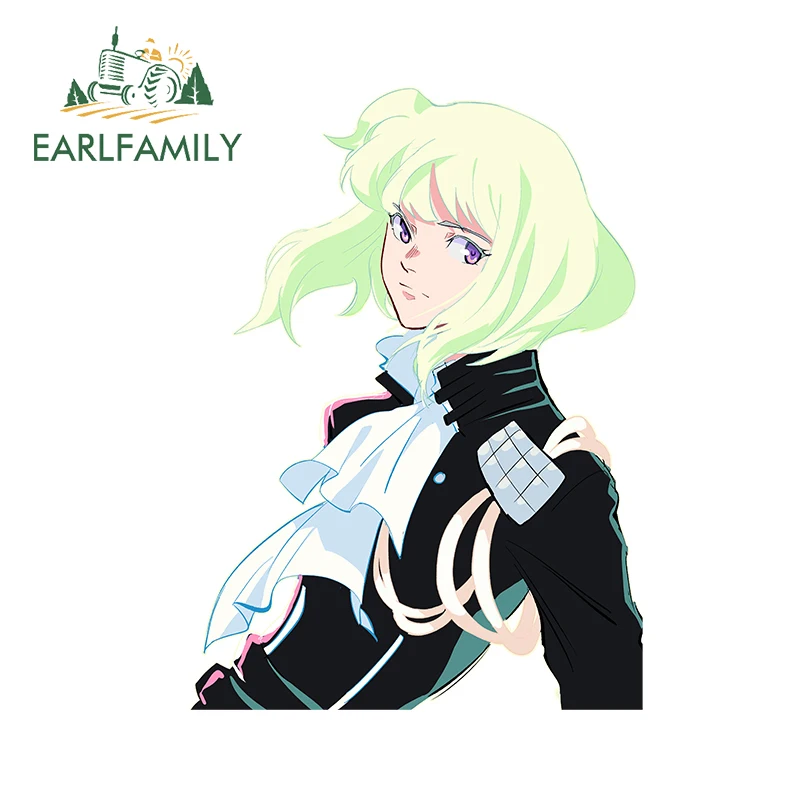 

EARLFAMILY 13 см x 9,7 см для Promare Водонепроницаемая наклейка устойчивая к царапинам оконная наклейка для багажника мотоцикла аниме сноуборд автомобильные наклейки