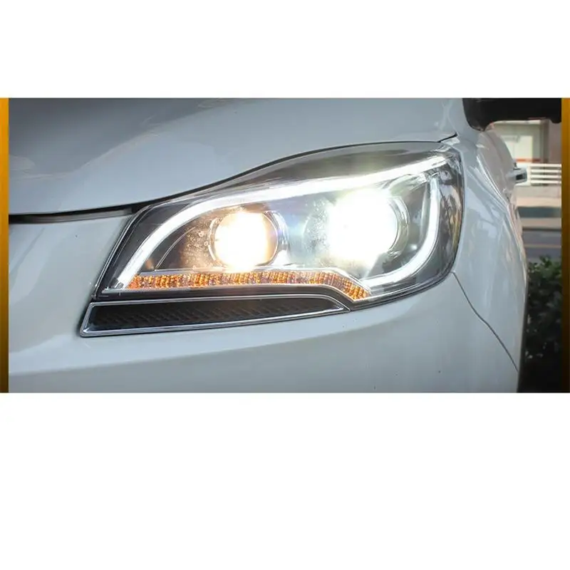 Daytime Running Cob Lights Assembly Styling Led Drl Parts Accessory Side Turn Signal Car Lighting Headlights 17 18 FOR Ford Kuga |