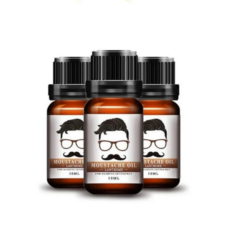 10 мл масло для бороды крем роста Усы Набор оставляющий кондиционер выращивания |
