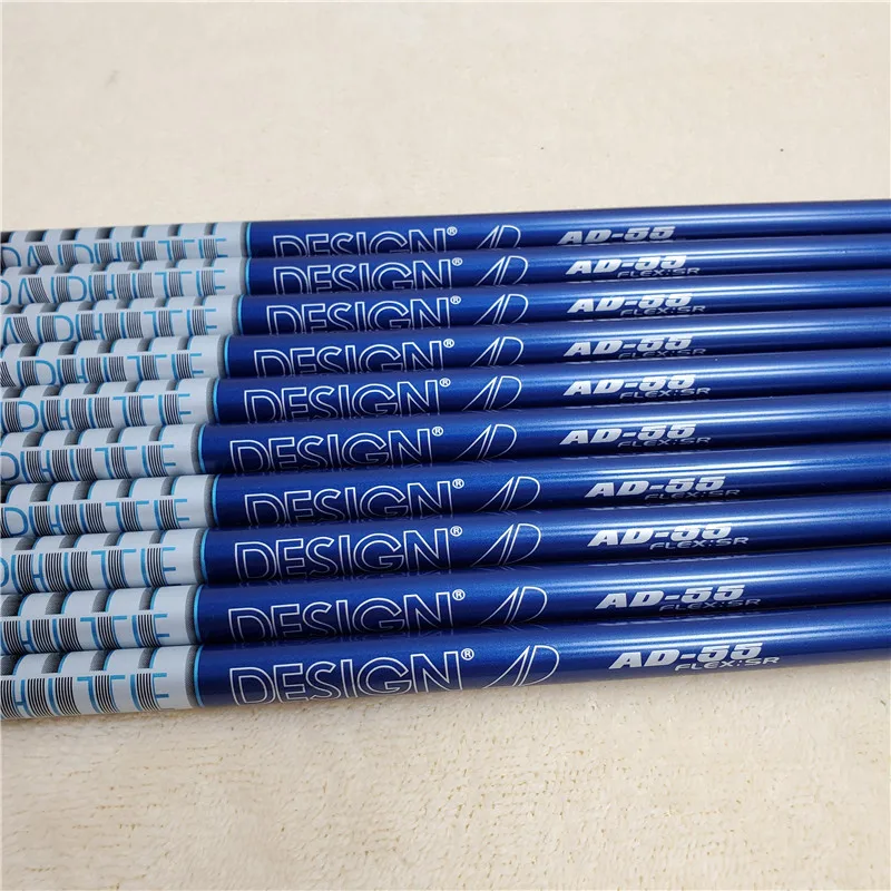 Новый графитовый Вал для гольфа AD 55 R SR S Flex 6 шт. 8 9 10 Бесплатная доставка|Клубные