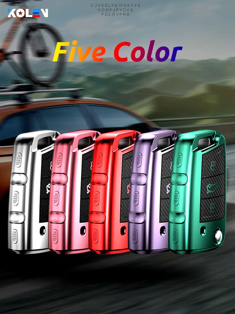 Чехол для автомобильного ключа чехол из углеродного волокна VW Volkswagen Golf 7 MK7