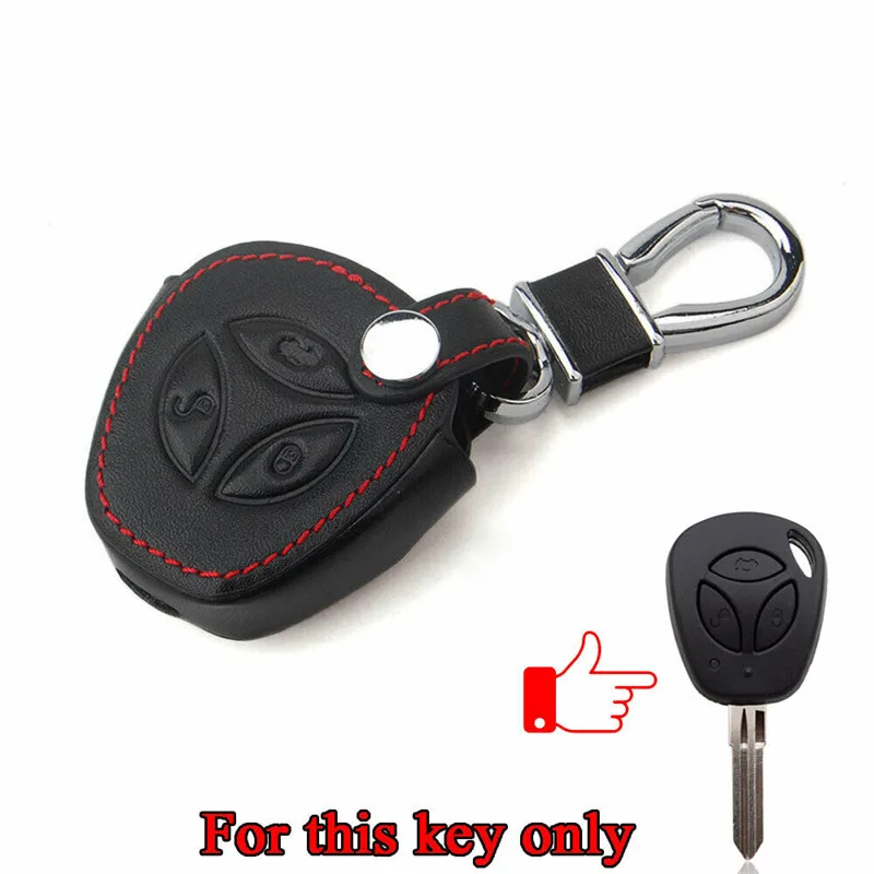 Кожаный чехол для автомобильных ключей клавиатуры LADA Sport Sedan Priora Kalina Granta Vesta X Ray