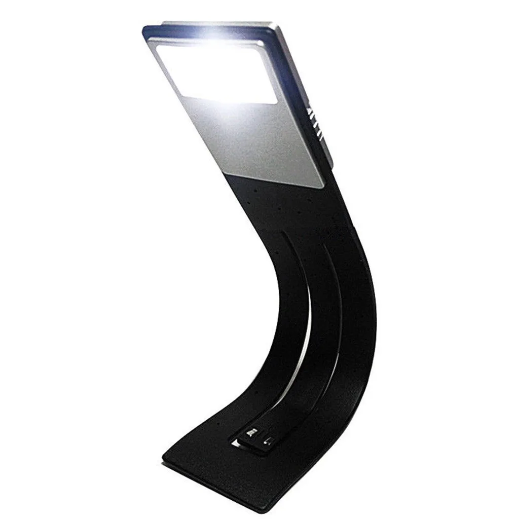 Портативная Гибкая Складная Светодиодная лампа для чтения с клипсой