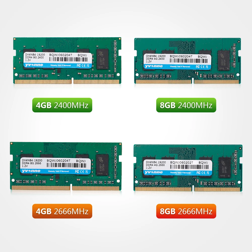 Оперативная память Yvonne DDR4 2666 МГц 2400 в 4 ГБ 8 Гб|Оперативная память| |