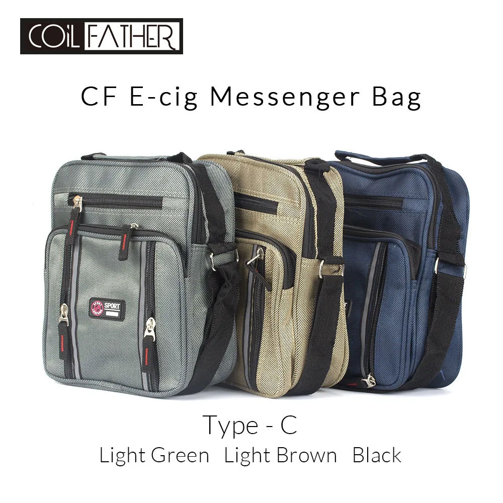 

Вейп-сумка Coil Father для электронной сигареты RTA RBA RDA Mod Kit 18650 Аккумулятор сумка-мессенджер для переноски Набор инструментов для вейпа