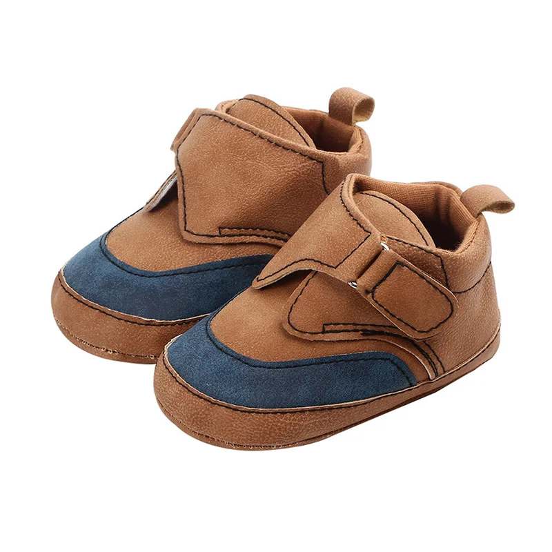 

Newborn moccasins infant anti-slip PU Leather first walker sneaker soft soled Newborn Baby sport shoes for 0-12M