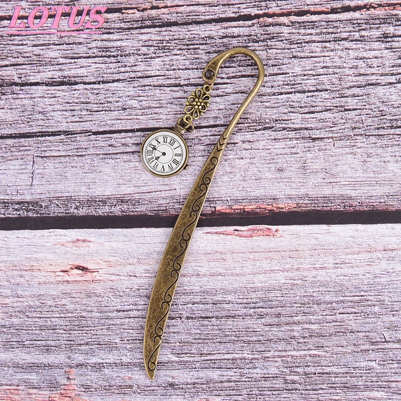 

Creative Retro Cute Clock Dolphin Angel Flamingo Design Metal Bookmark For Books School Students Vintage Bookarks Beautiful Gift