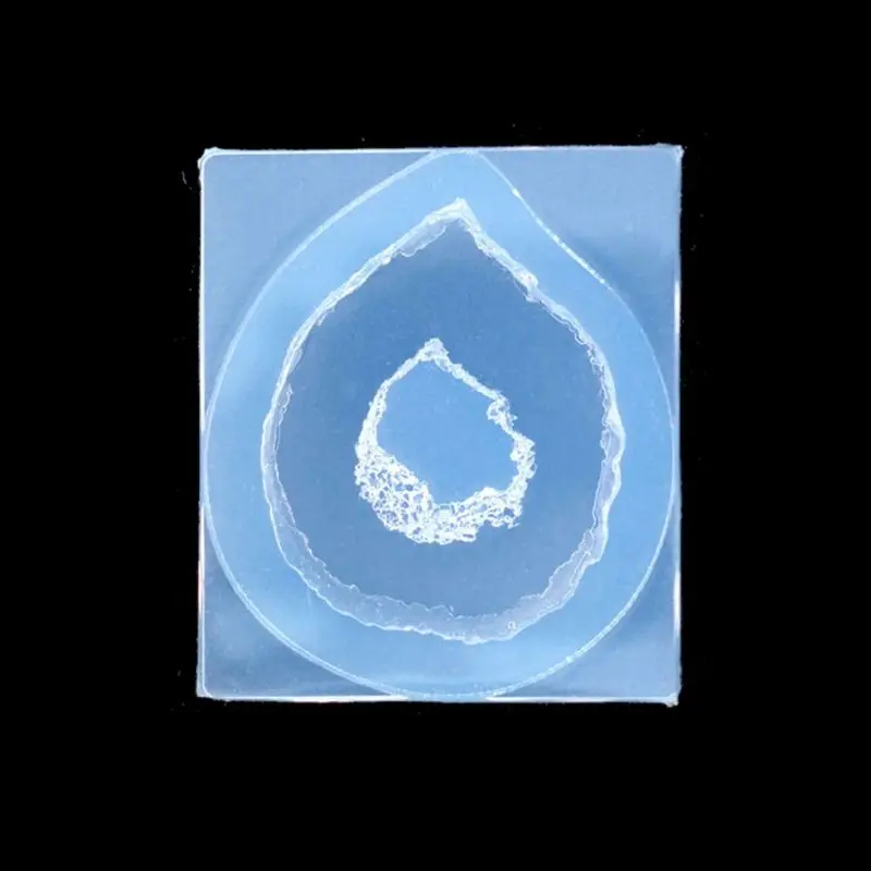 B Кристалл кварца рок кластер Geode Druzy драгоценный камень формочка для силиконовой Подвески Смола ювелирных изделий Аксессуары - Цвет: B