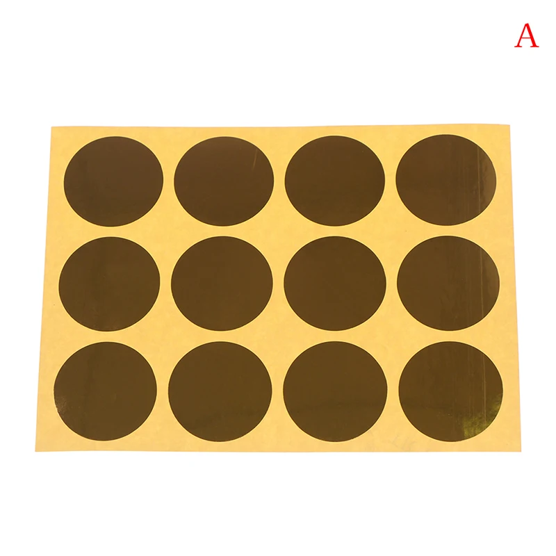 Золотая Уплотнительная наклейка 120 шт. из толстой бумаги с сердечками вечерняя на