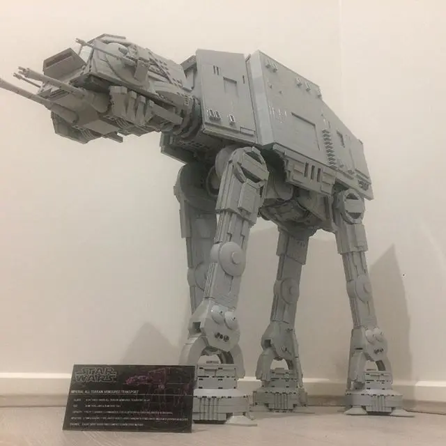 

Игрушка MOC AT-AT ходячий бронированный робот с внутренней конструкцией электрическая ходячая сборная игрушка модель строительного блока под...