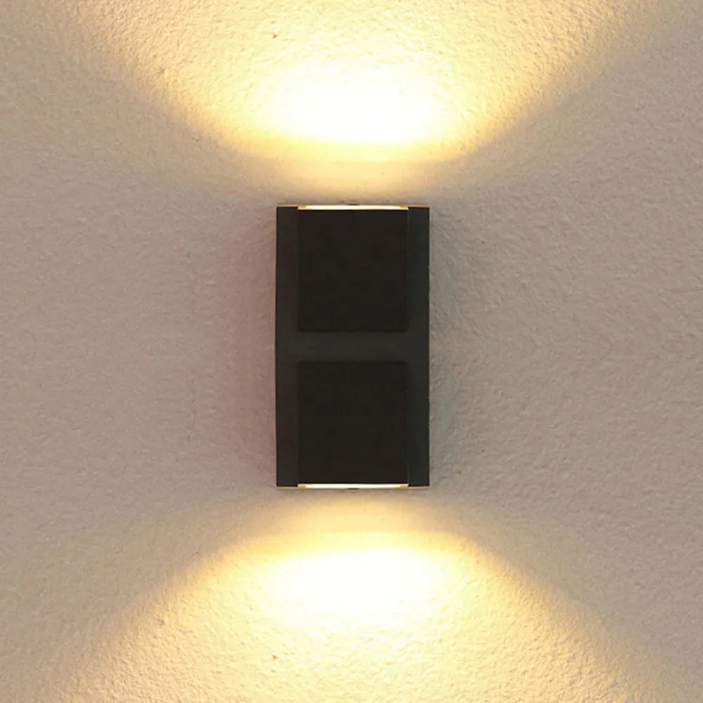 

Светодиодный настенный светильник, наружная Водонепроницаемая настенная лампа для крыльца, сада, спальни, алюминиевое декоративное прикро...