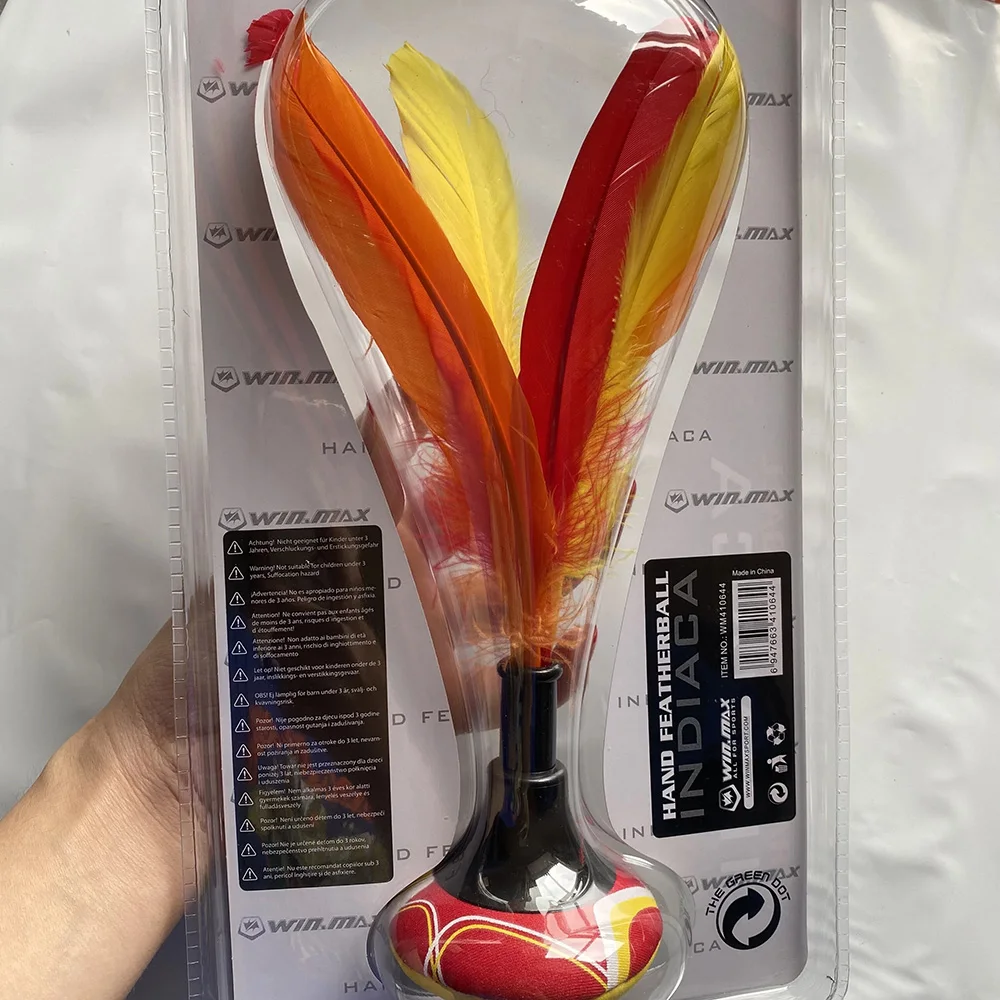 Featherball for Fun Indiaca Peteca Hand Badminton INDIACA New Neoprene Beach Entertainment Shuttlecock | Спорт и развлечения