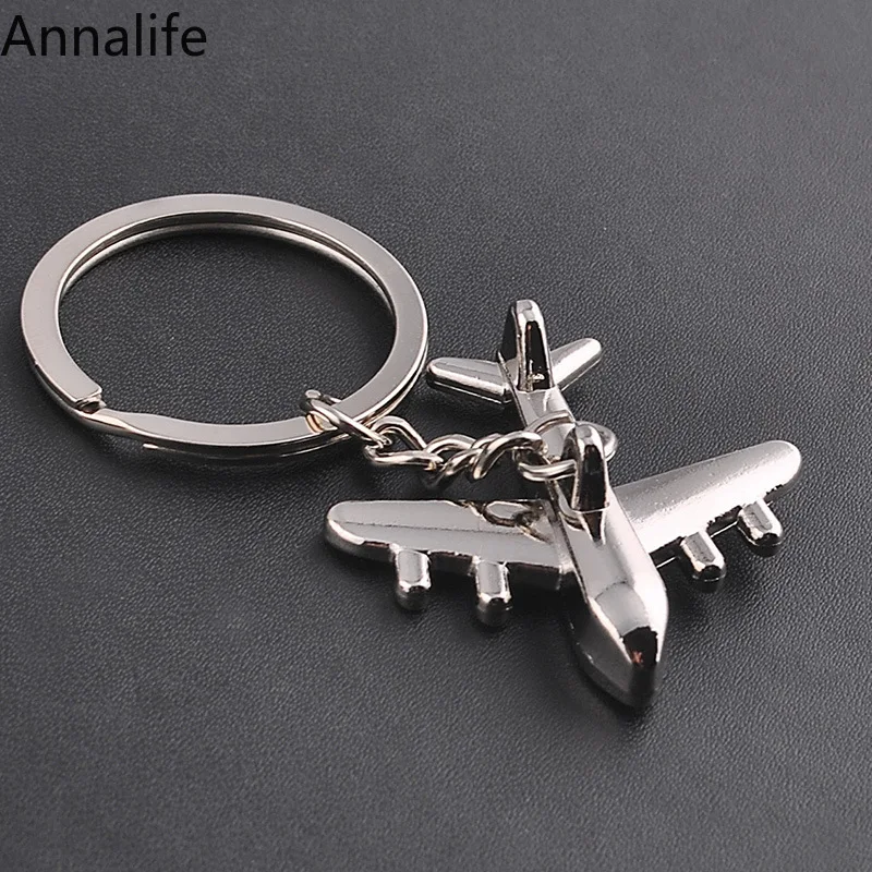 Новинка 2019 года. Креативная 3D модель самолета для мужчин и женщин. Брелок