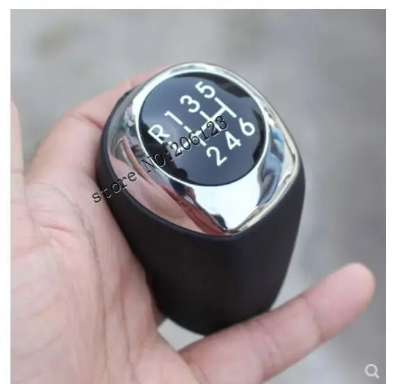 Новый гальванический 6 Скоростной ручной рычаг переключения передач Ручка