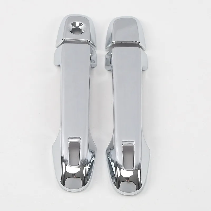 

For Toyota C-HR CHR 2016 2017 2018 2019 2020 ABS Chrome/Carbon Car Outside Door Handle Bowl Cover Trim Accessories styling 4pcs
