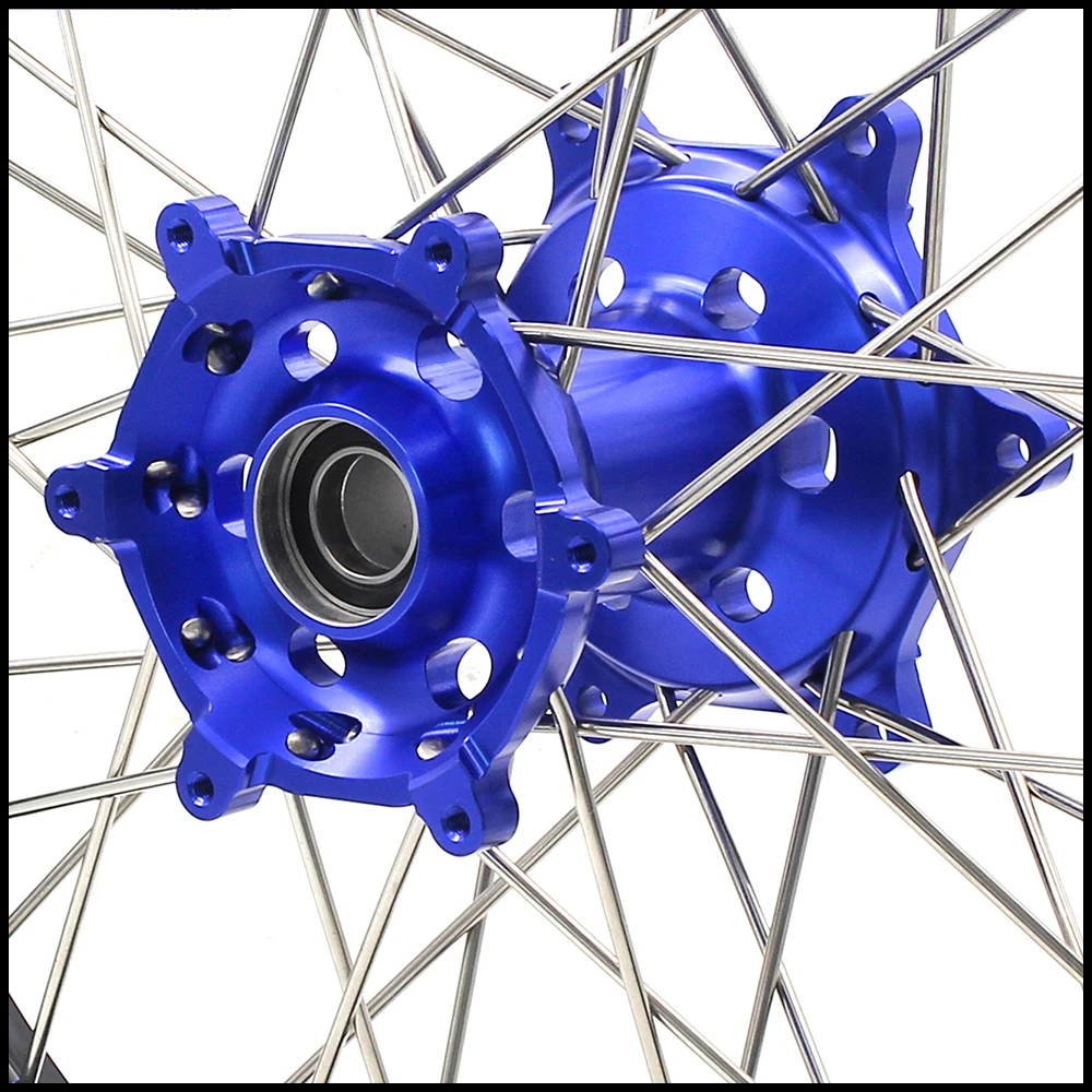 Комплект колес для мотоцикла YAMAHA WR250F 1 6 21/2 WR450F 2001 2018 Blue 2003*2018|enduro wheels|yamaha rimsrims yamaha |