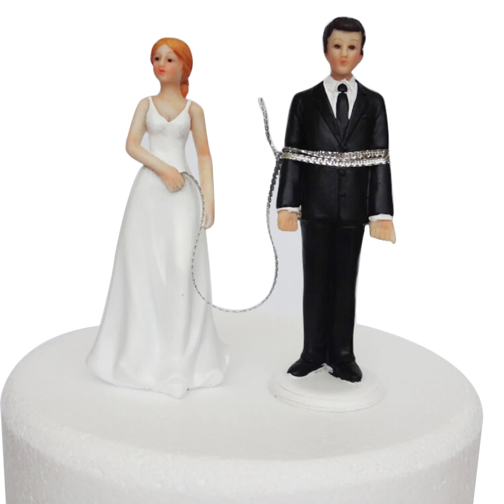 

1 шт. креативные обтягивающие парные топперы для невесты и жениха, романтическая фигурка для свадебного торта, Топпер для дня рождения, свад...