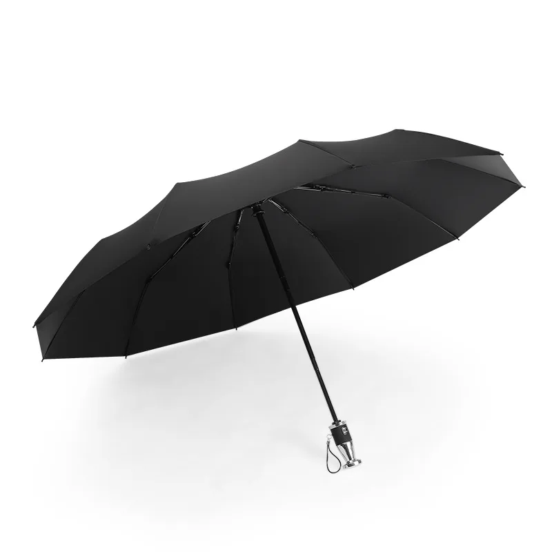 

Folding Car Umbrella Business Men's Three Fold Sunscreen Umbrella Automatic Umbrella
