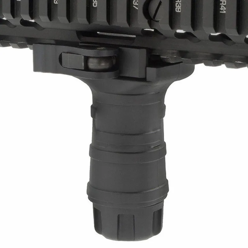QD Grip Black Тактический полимерный пистолетный захват QD вертикальный захват складной сошка ручка Foregrip для охоты страйкбол M4 M16 AR15 винтовка аксессуар - Цвет: QD Grip Black