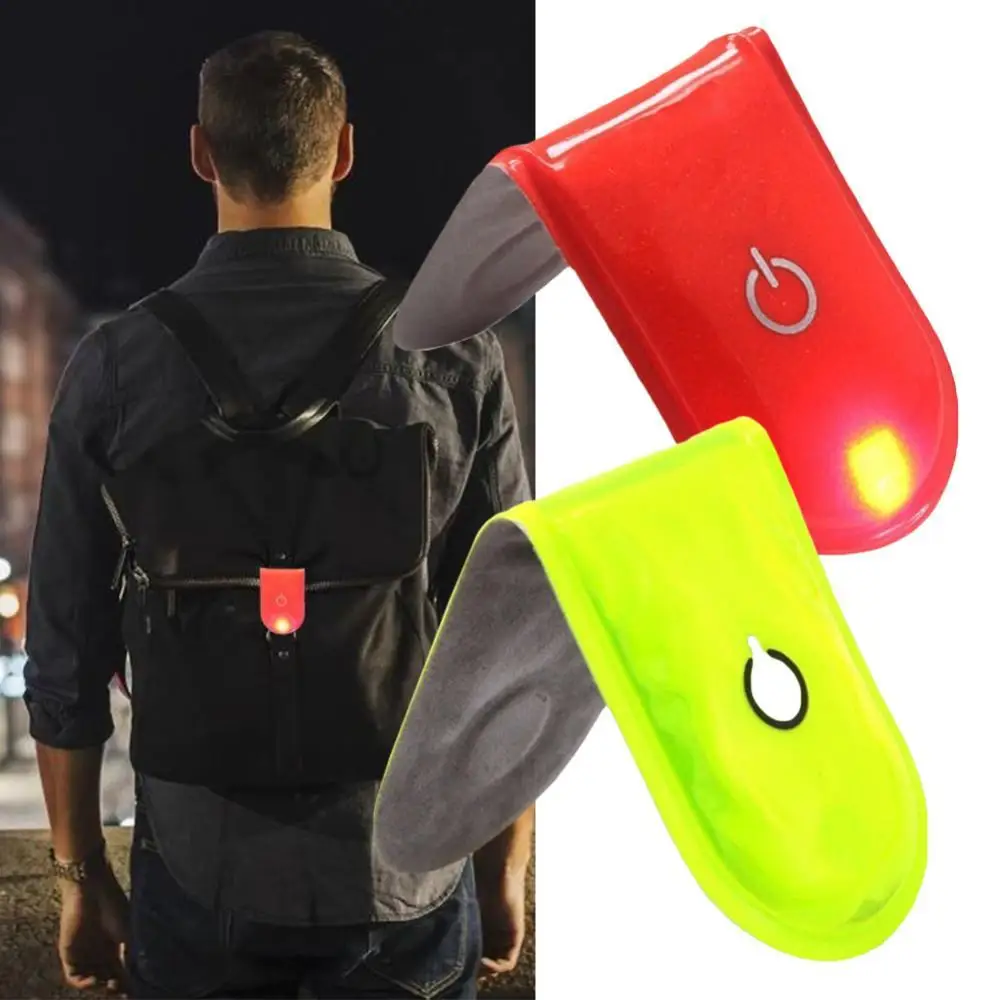 LED Safety Light Reflective Magnetic Clip On Strobe Running Cycling Hiking Warning Lamp Strap Emergency | Спорт и развлечения