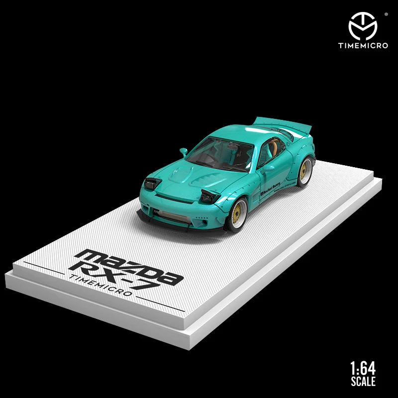 TimeMicro 1:64 Mazda флуоресцентный кролик Pandem /LBWK LB производительность Toyota Supra синяя