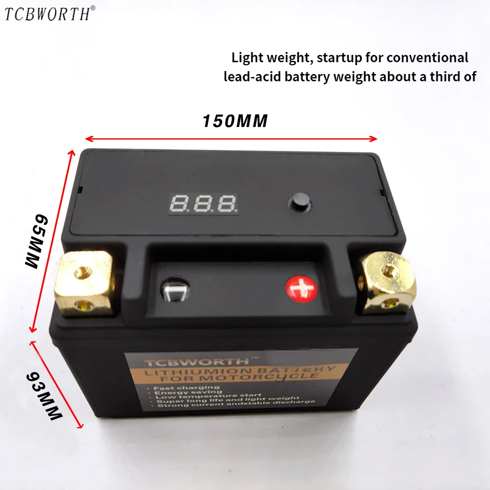 7B 4 12V мотоциклов LiFePO4 литий железо Start Батарея с BMS Напряжение защиты прыжок скутер