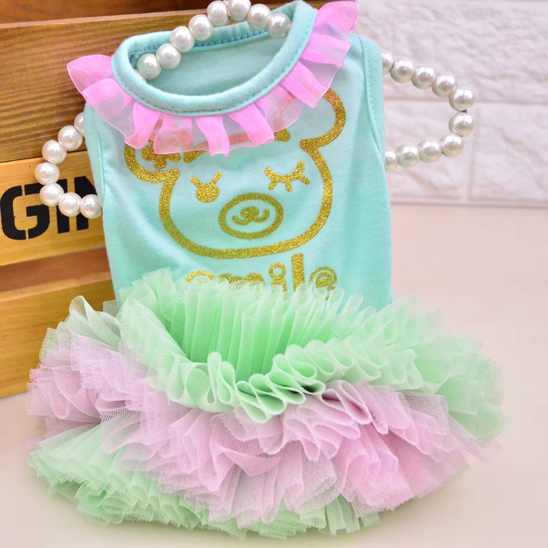 Распродажа платья принцессы для маленьких животных собак летние дешевые XS XL с