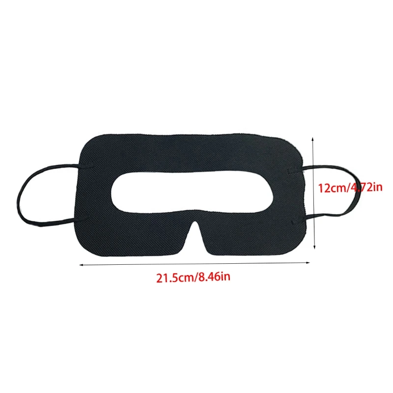 

100 pack Hygiene VR Mask Pad Black Disposable Eye mask for Vive Oculus- Rift 3D Virtual Reality Glasses High Quality and New