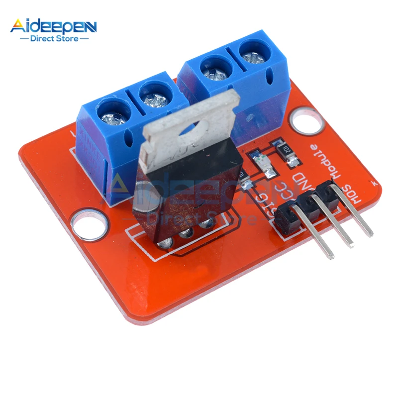 

Верхняя кнопка Mosfet 0-24 В, модуль IRF520 драйвер MOS для Arduino MCU ARM для Raspberry pi