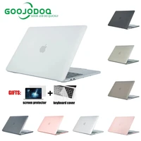 goojodoq laptop case for apple macbook m1 chip air pro retina 11 12 13 15 16 inch laptop bag 2020 touch bar id air pro 13 3 case