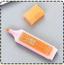 Orange Nite писатель ручка прекрасный простой цвет скраб маркер, фломастер с большой емкости наград, рекламные акции, выставки - Цвет: Orange