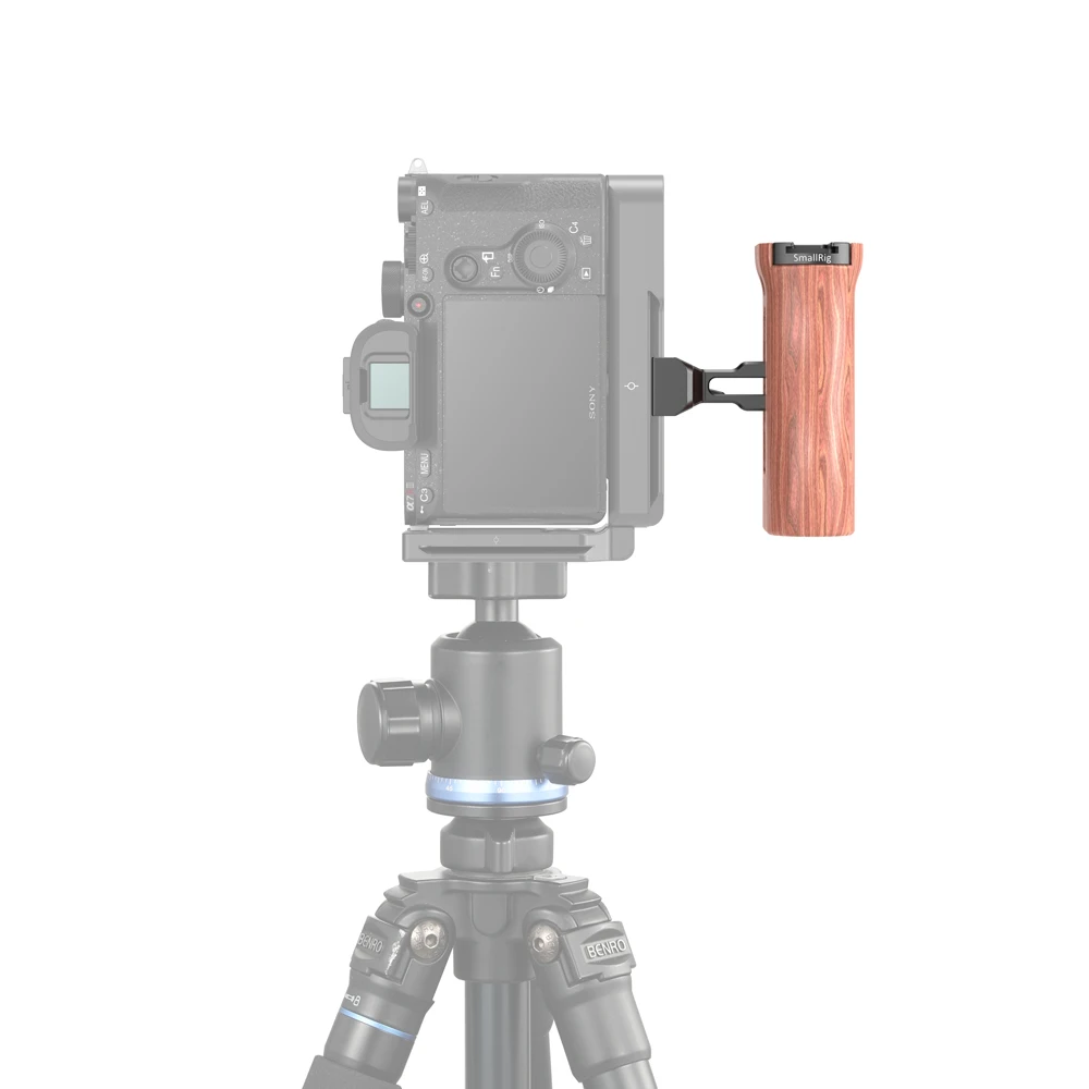 SmallRig qr-камера l-кронштейн Arca совместимая деревянная боковая ручка для Nikon Z6 L Пластина A7M3 l-кронштейн с башмаком для DIY 2399