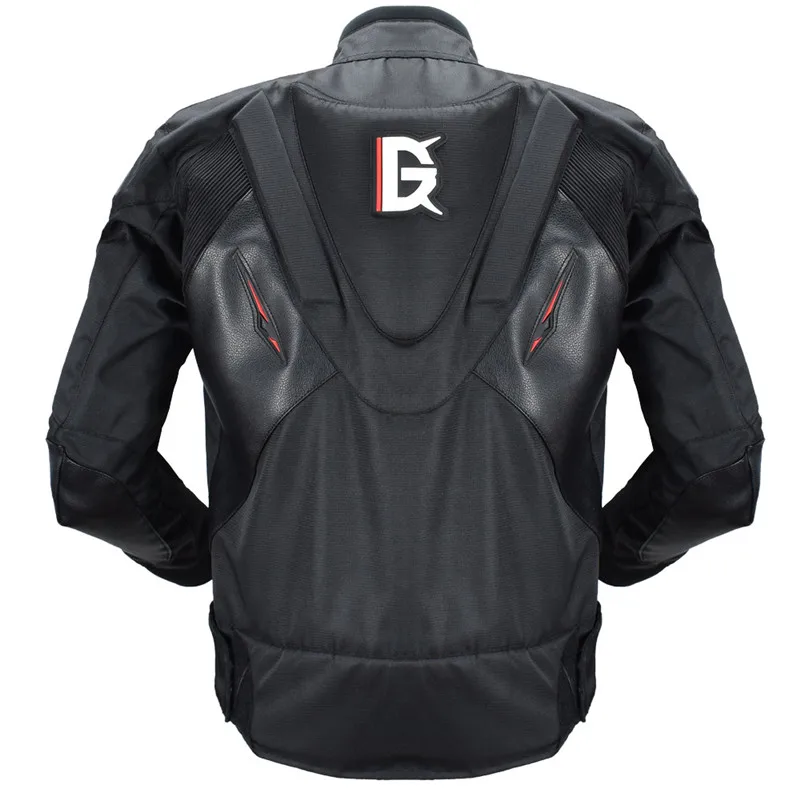 GHOST RACING Motorcycle Jacket PU Leather Racing Body Armor Protection Moto Motocross Off-road Clothing Protective Gear | Автомобили и