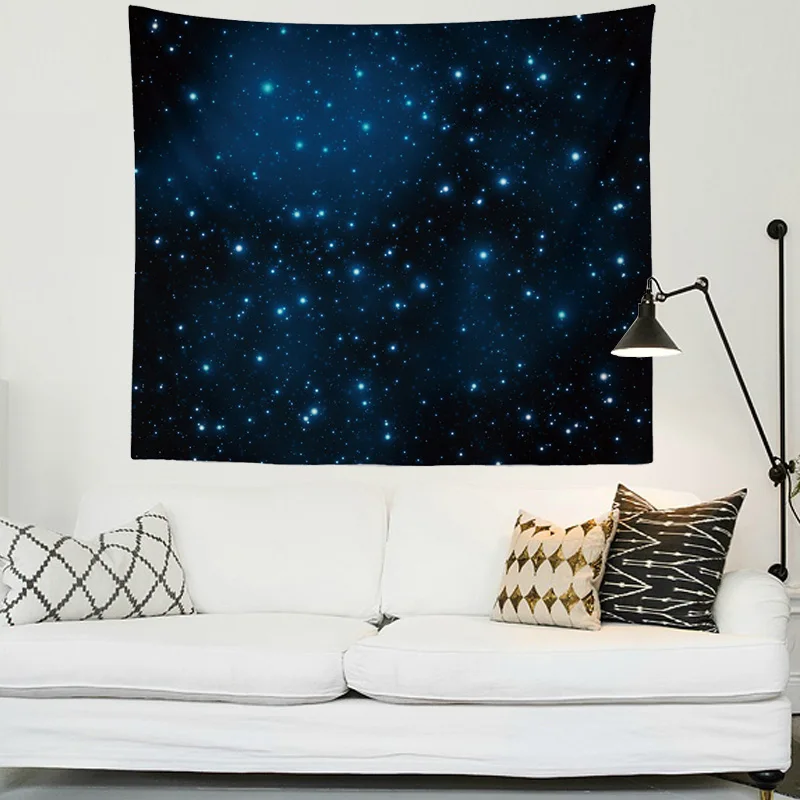 

Гобелен на стену Вселенная звездное небо межзвездная настенная ткань Ins фон для спальни украшение селфи живой гобелен