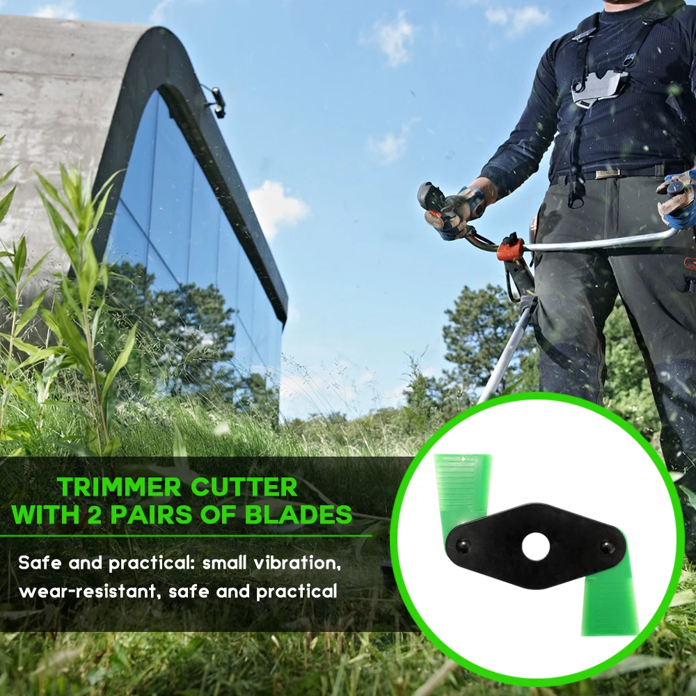 2 зубца головка для садового триммера газонокосилки прополки металлические