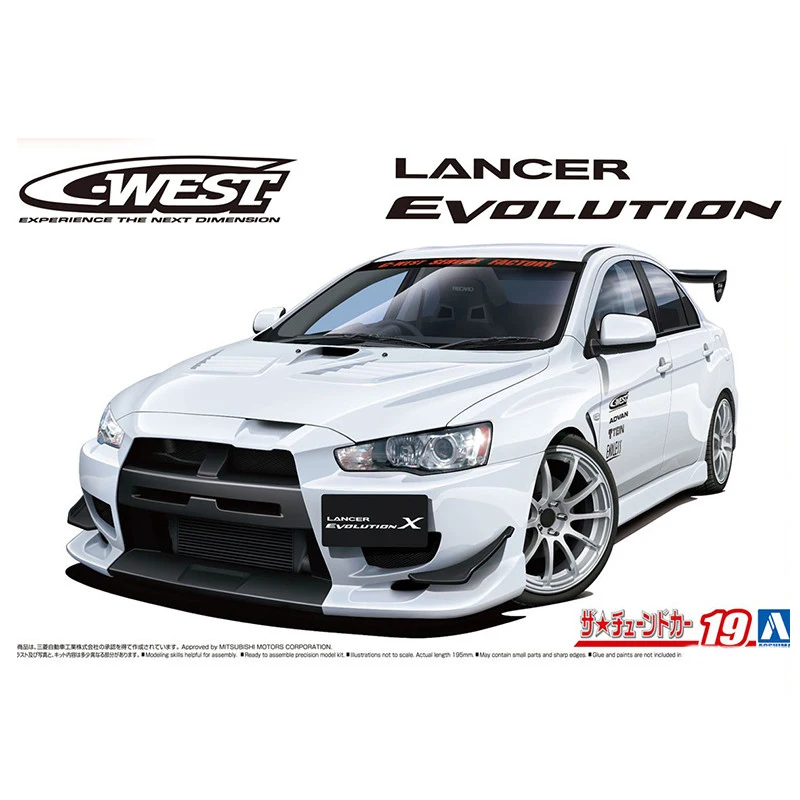 

Модель 1 / 24 C-west Mitsubishi Cz4a, Lancer Evo X'07 05897
